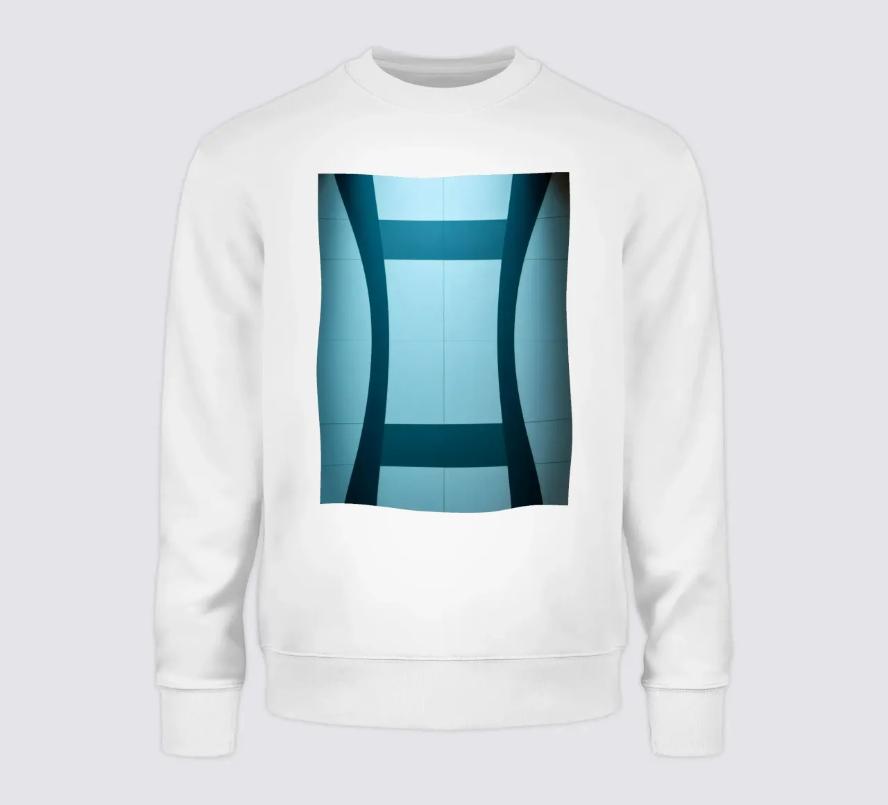 Design unico e astratto con curve morbide e contrasto felpa da DesignDoodle