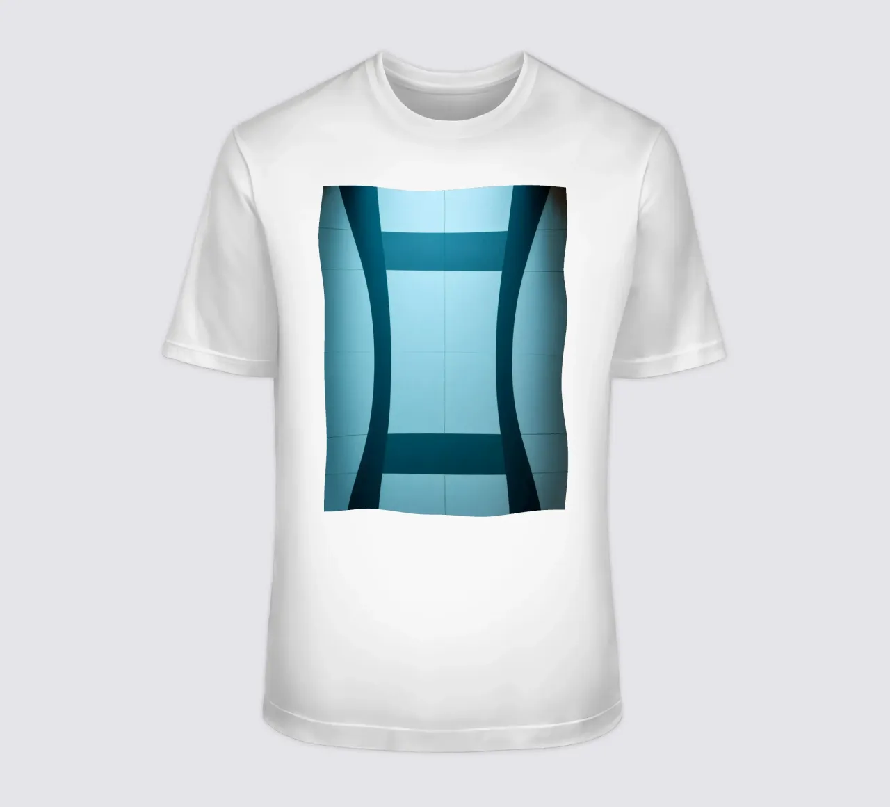 Design unico e astratto con curve morbide e contrasto t-shirt da DesignDoodle