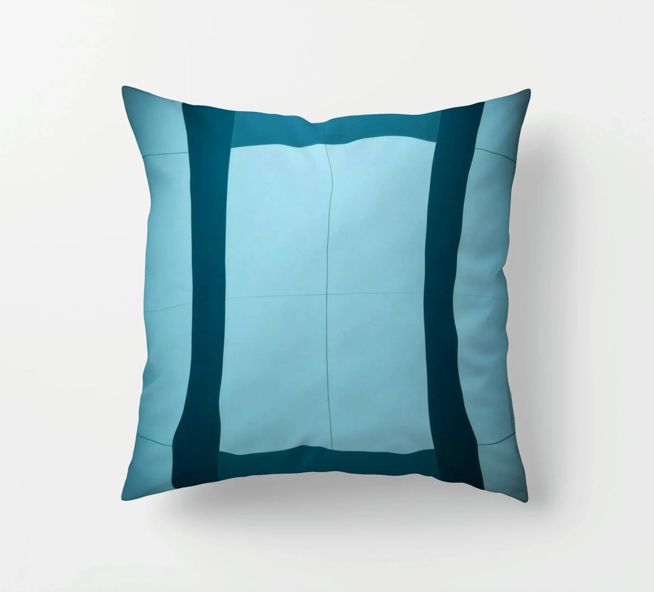 Unique abstract design with smooth curves and contrasting decorative cushion by DesignDoodle