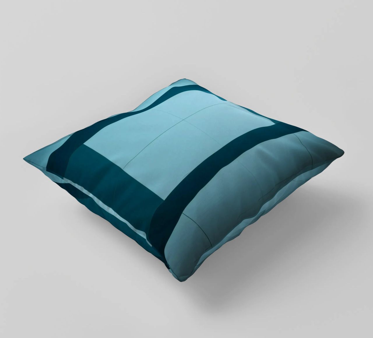 Unique abstract design with smooth curves and contrasting decorative cushion by DesignDoodle