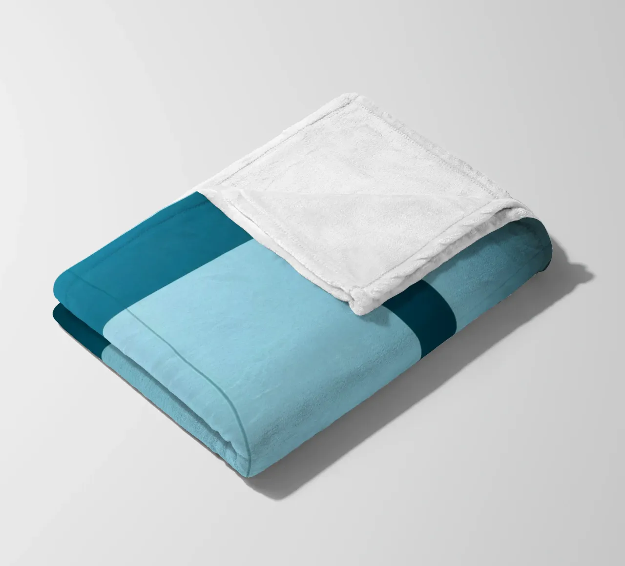 Design unico e astratto con curve morbide e contrasto coperta in pile da DesignDoodle