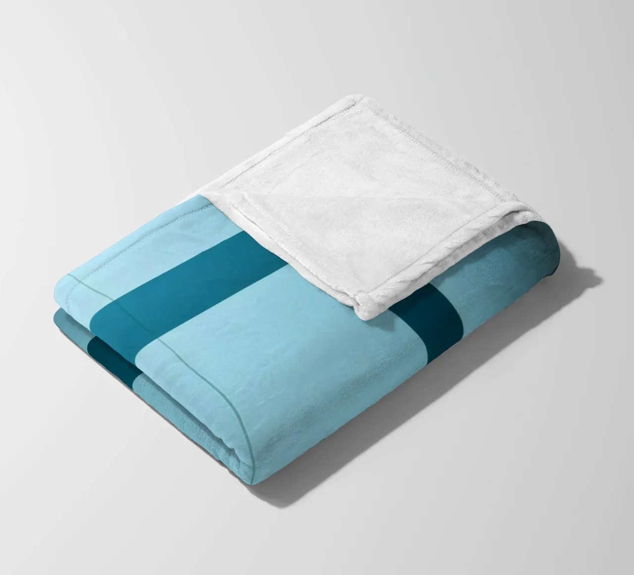Design unico e astratto con curve morbide e contrasto coperta in pile da DesignDoodle