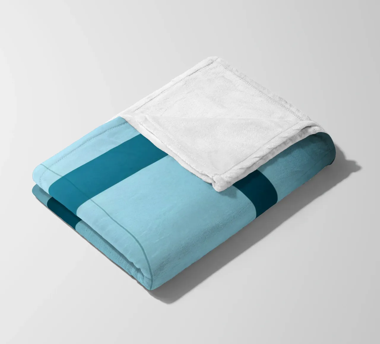 Design unico e astratto con curve morbide e contrasto coperta in pile da DesignDoodle