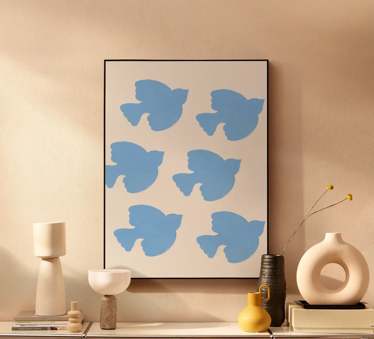 Uccelli blu cielo plexiglass da intemporalis