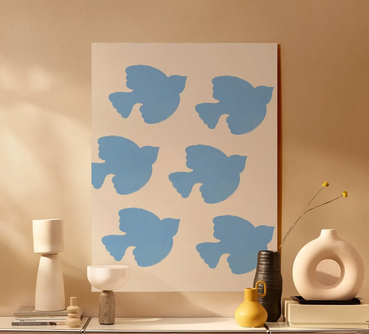 Uccelli blu cielo plexiglass da intemporalis