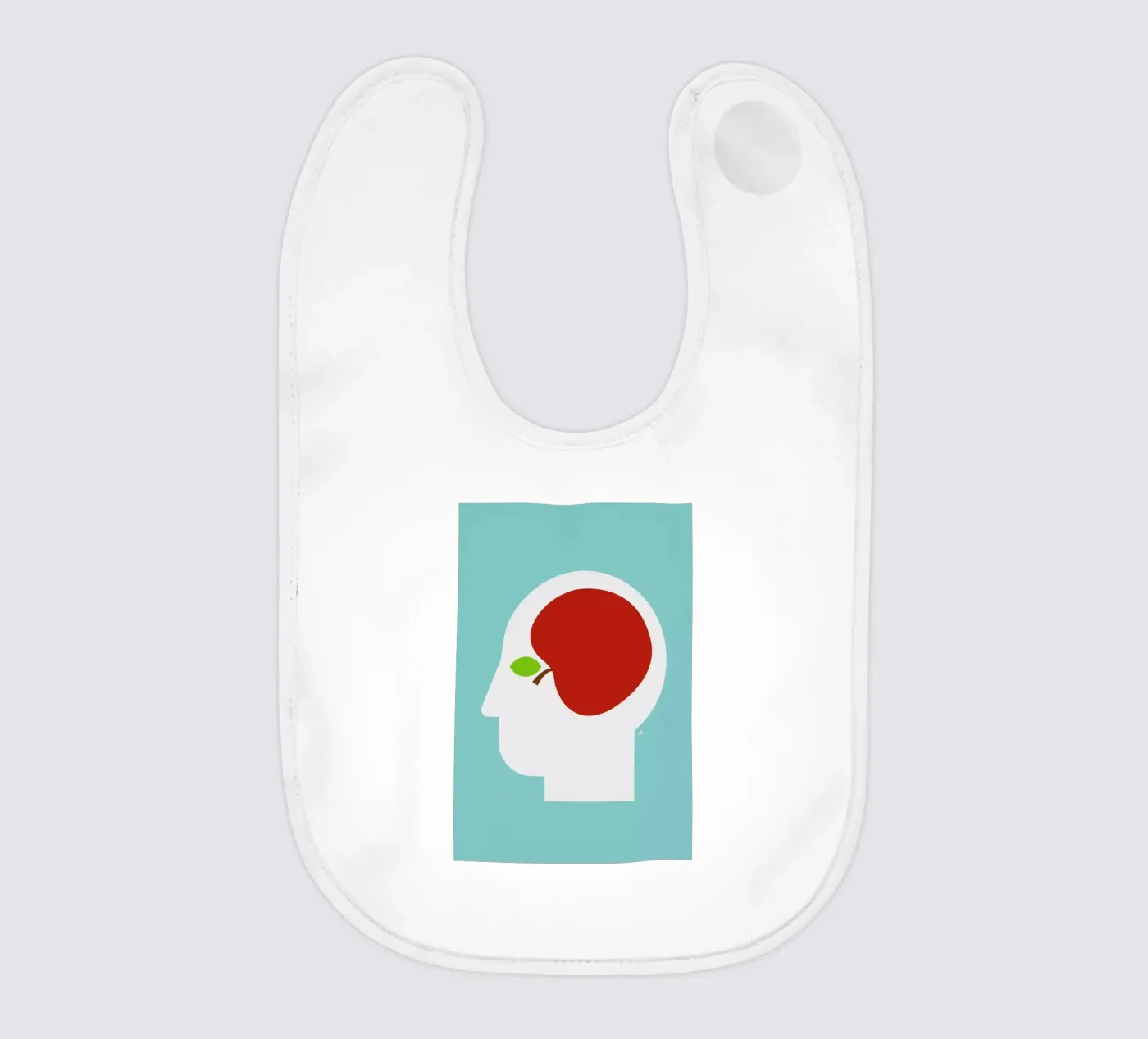 Apple head bavaglino da Viktor Hertz