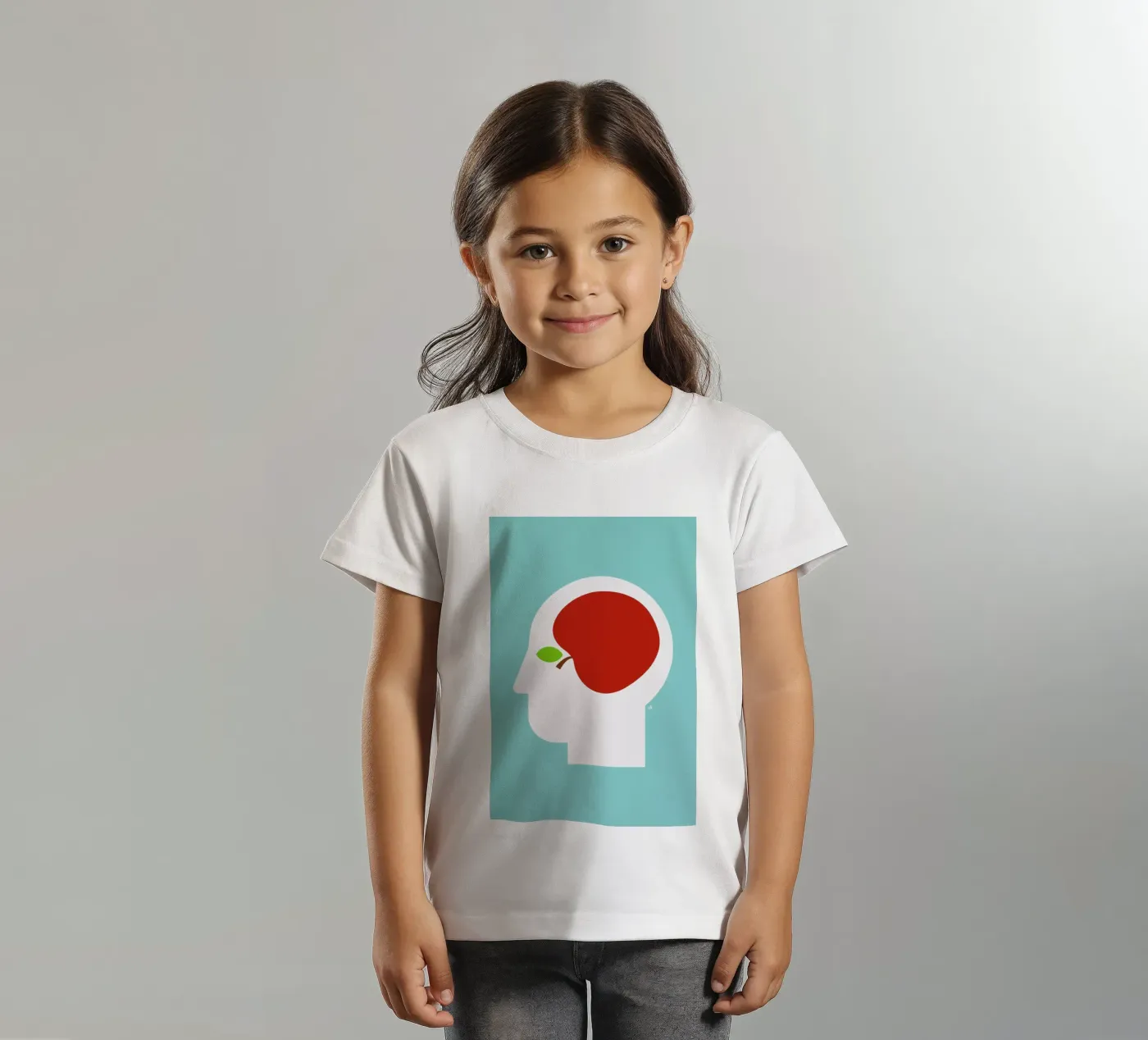Apple head t-shirt bambini da Viktor Hertz