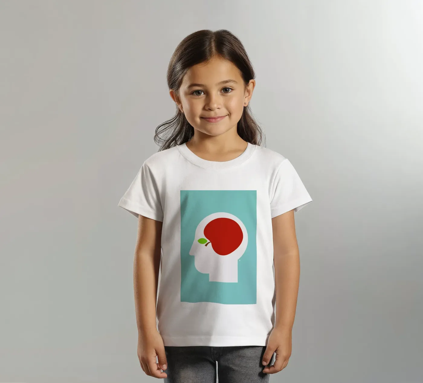 Apple head t-shirt bambini da Viktor Hertz