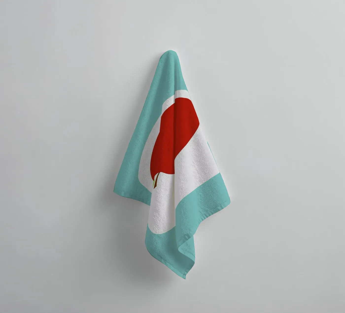 Apple head badhanddoek van Viktor Hertz