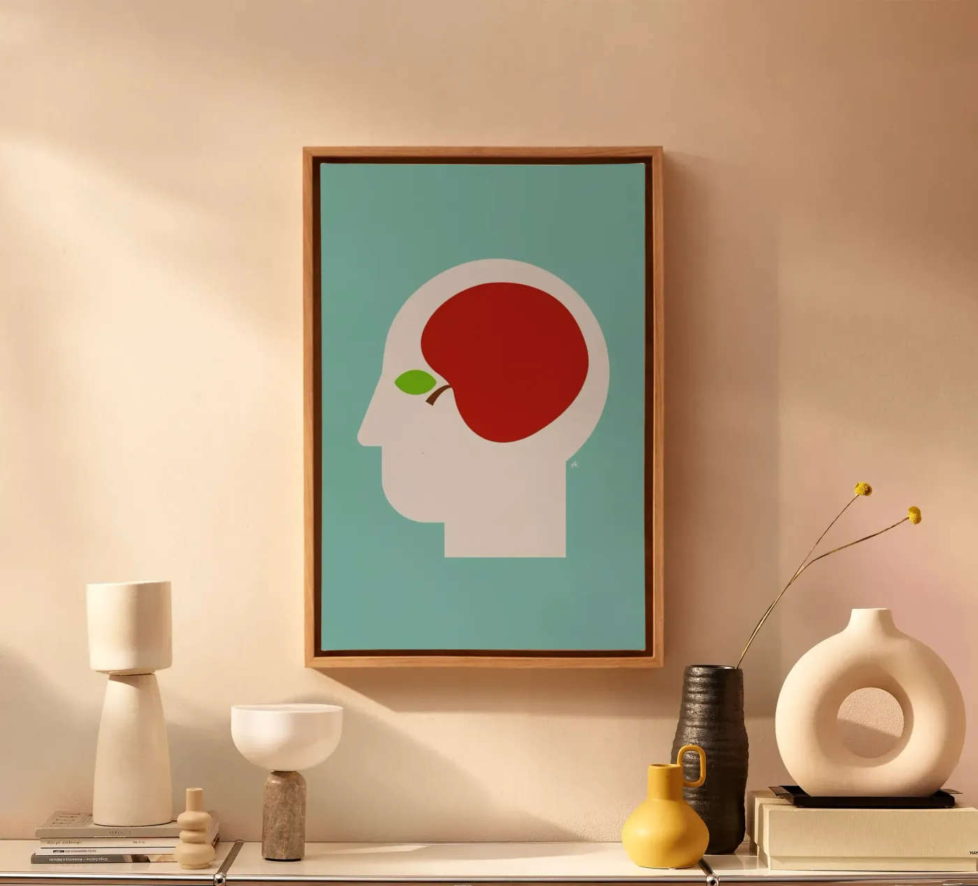 Apple head tela da Viktor Hertz