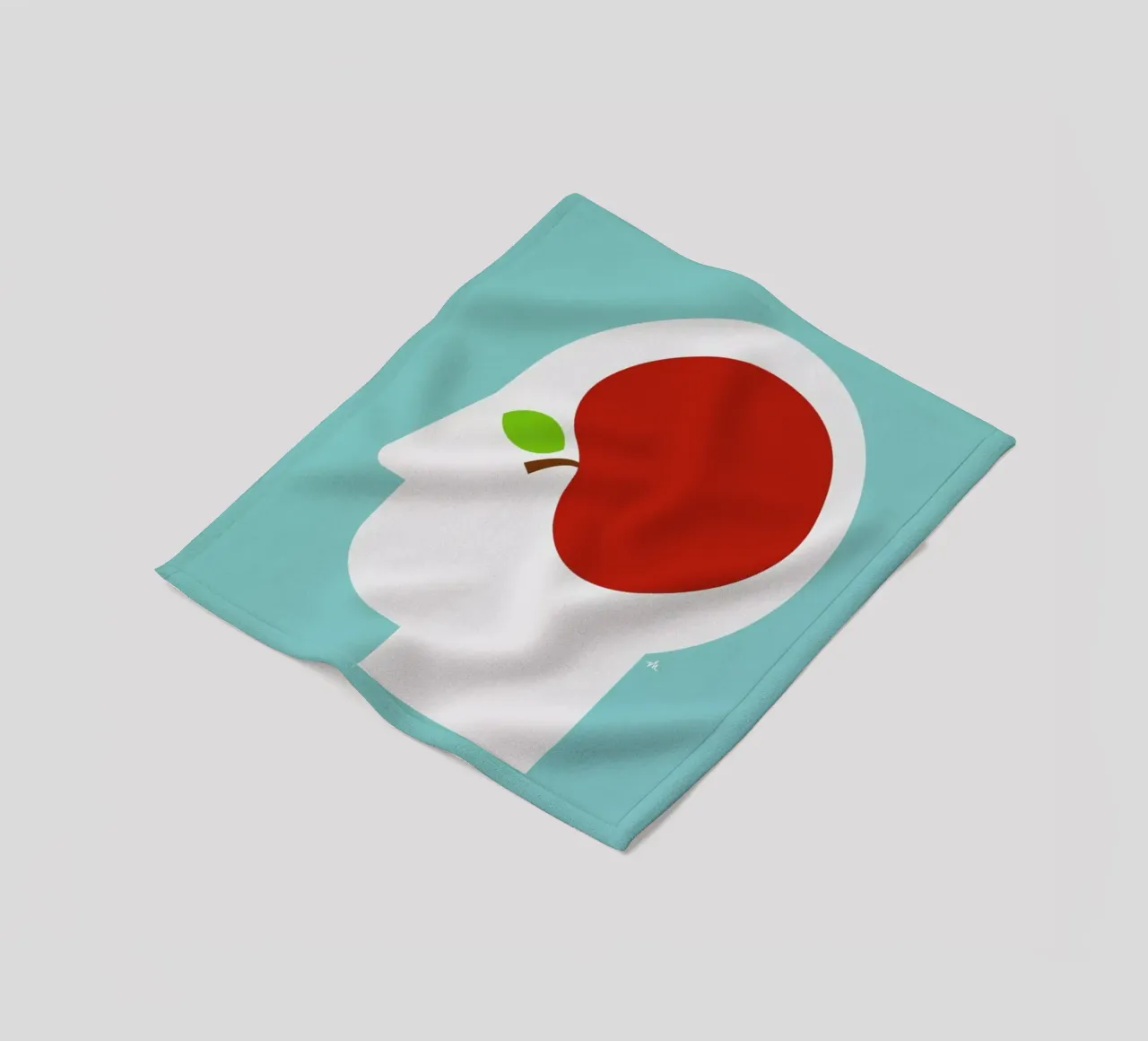 Apple head Fleecedecke von Viktor Hertz