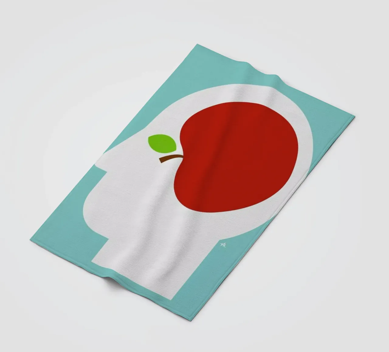 Apple head Fleecedecke von Viktor Hertz