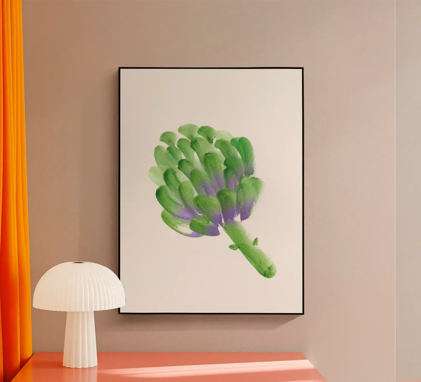 Artichoke plexiglas de intemporalis