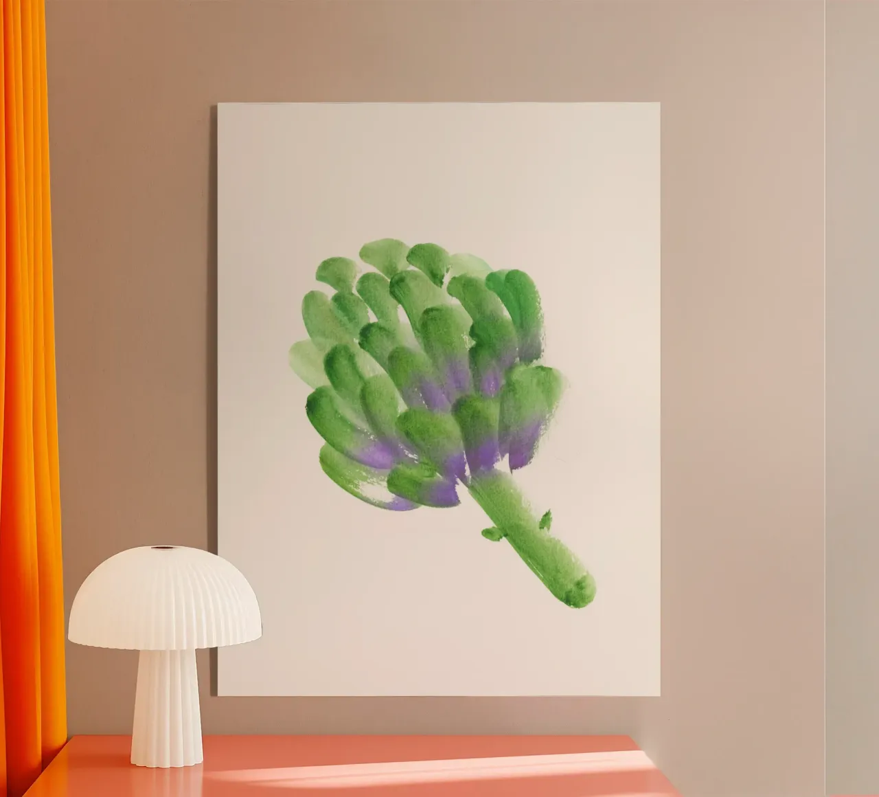 Artichoke acrylic glass by intemporalis