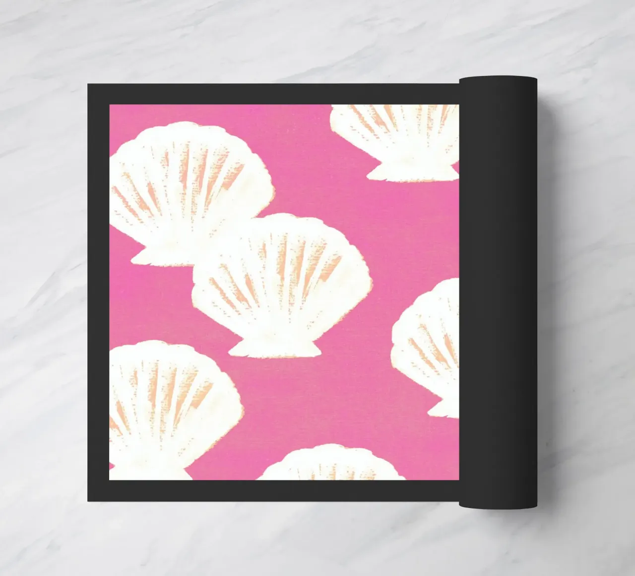 Roze Schelpen Patroon deurmat van intemporalis