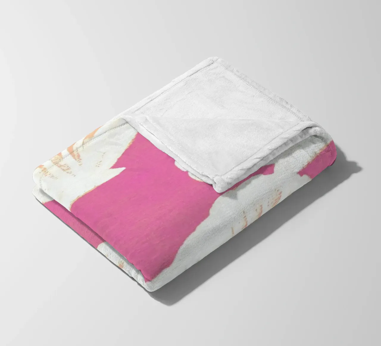 Rosa Muscheln Muster Fleecedecke von intemporalis