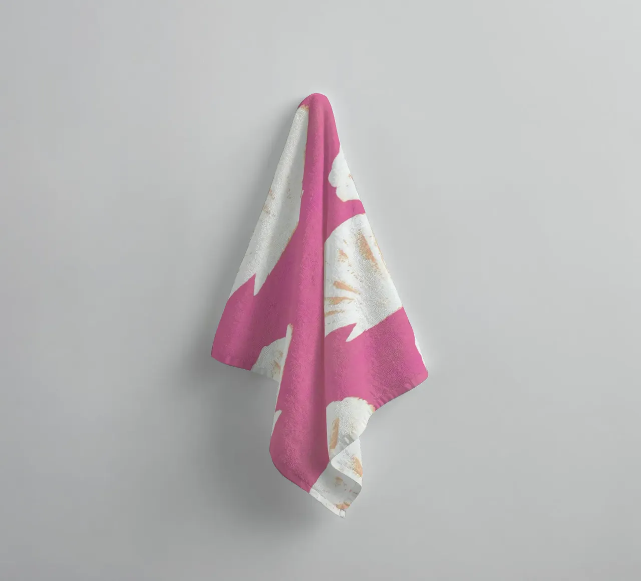 Pink Shells Pattern towel by intemporalis