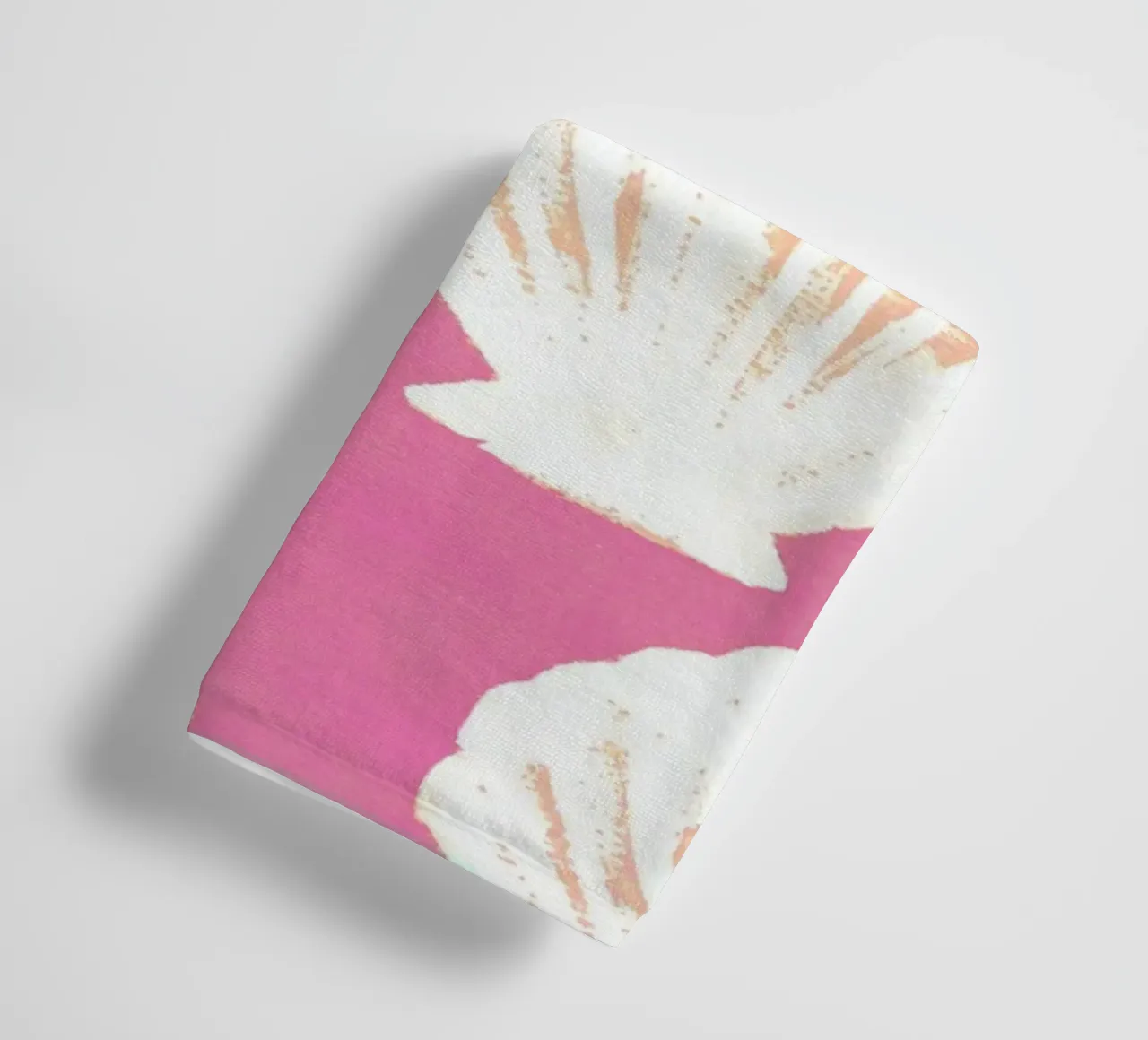 Pink Shells Pattern towel by intemporalis