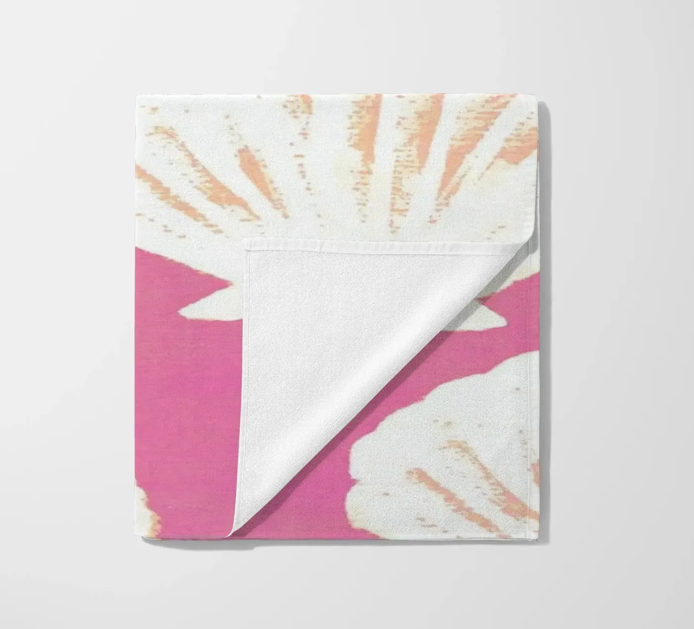 Pink Shells Pattern beach towel by intemporalis