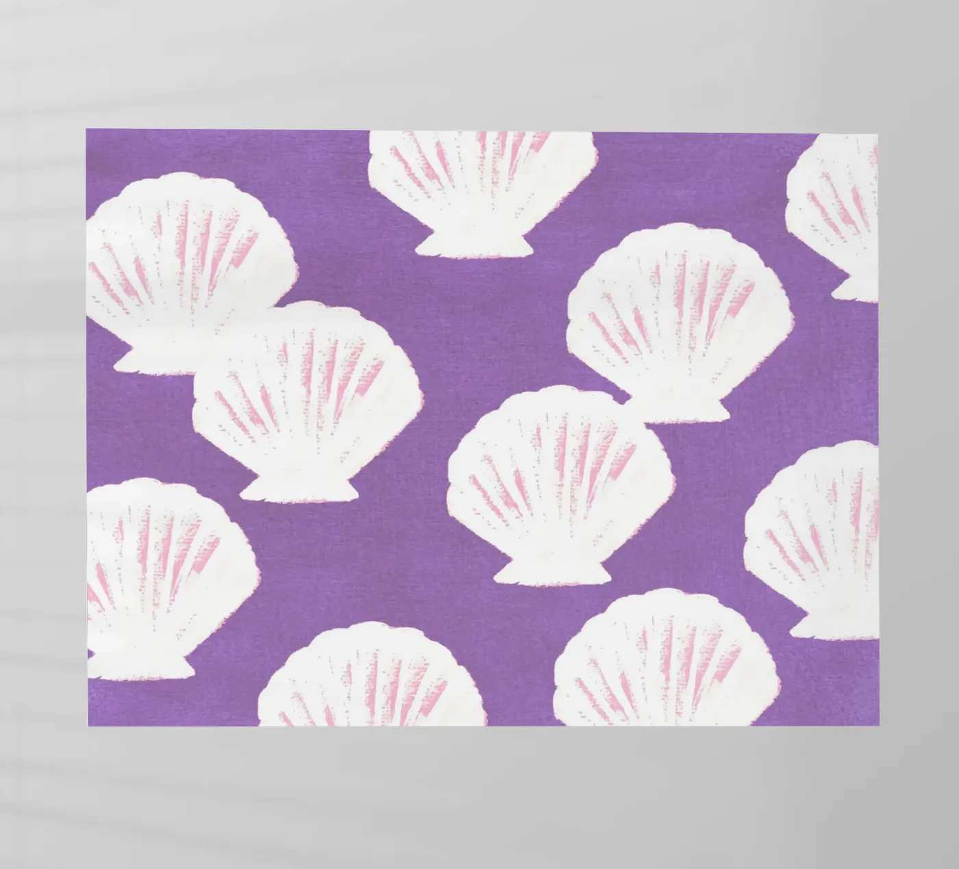 Purple Shells Pattern pellicola backlit da intemporalis