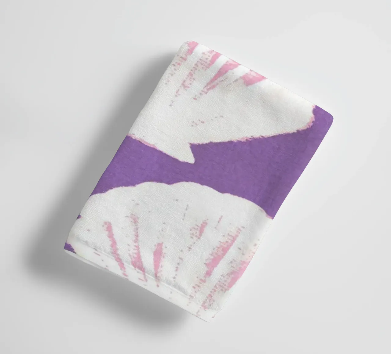 Purple Shells Pattern towel by intemporalis