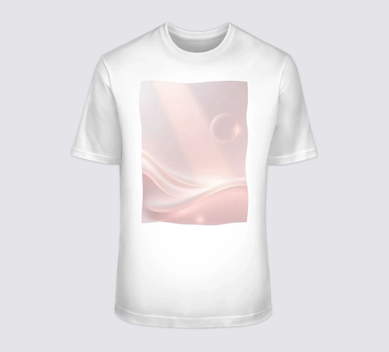 Soft abstract background design with gentle curves t-shirt by DesignDoodle