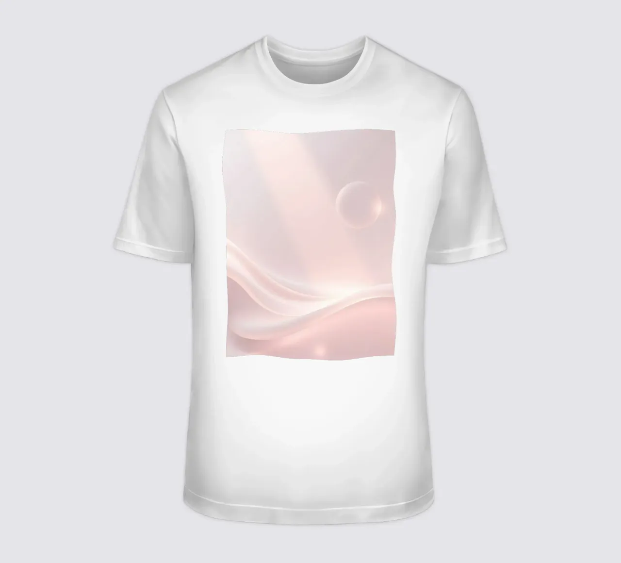 Soft abstract background design with gentle curves t-shirt by DesignDoodle