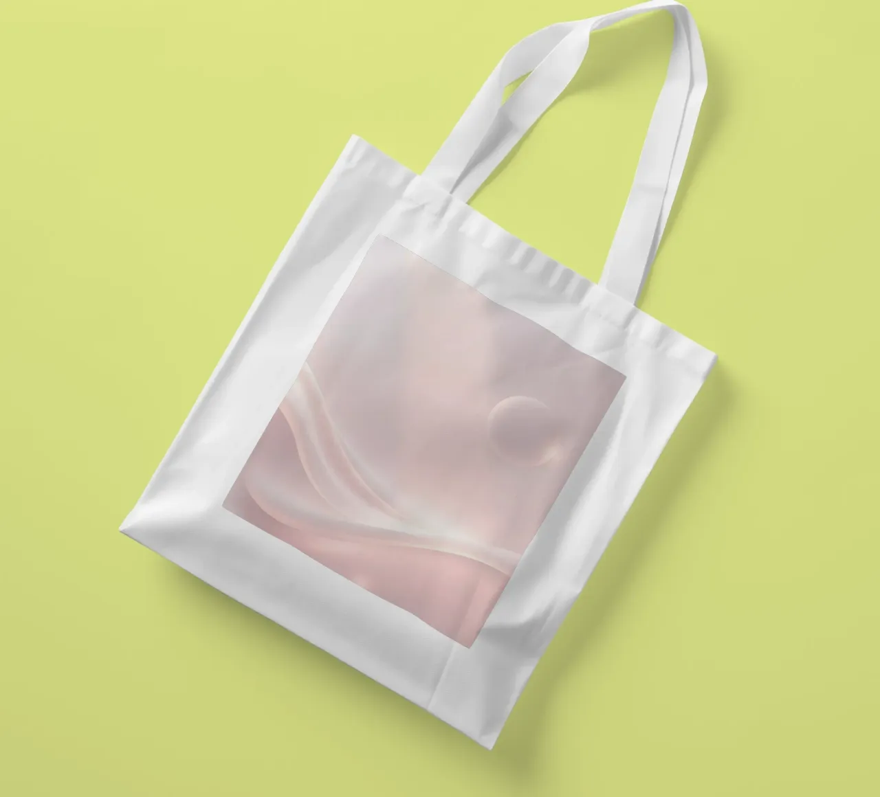 Soft abstract background design with gentle curves tote bag by DesignDoodle