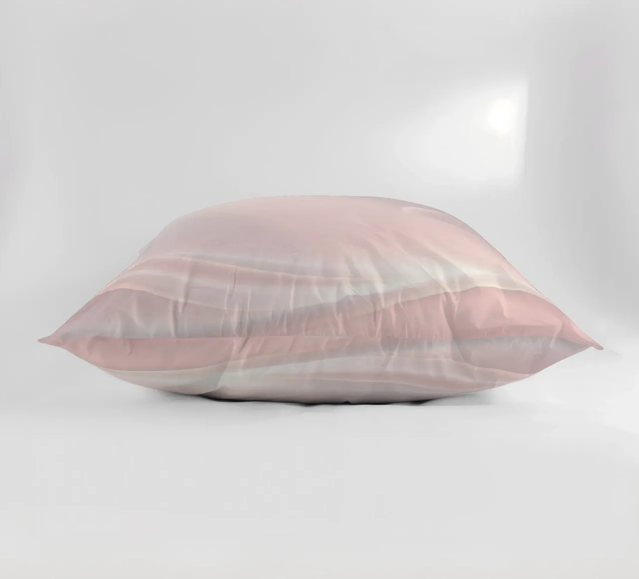 Soft abstract background design with gentle curves decorative cushion by DesignDoodle