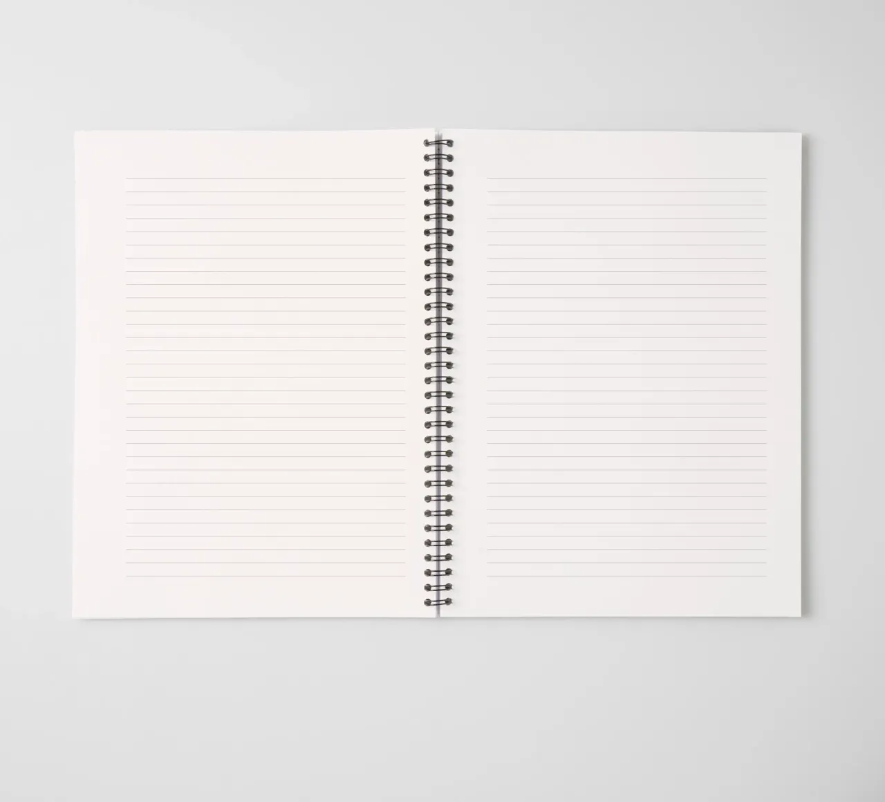 Soft abstract background design with gentle curves spiral notebook by DesignDoodle