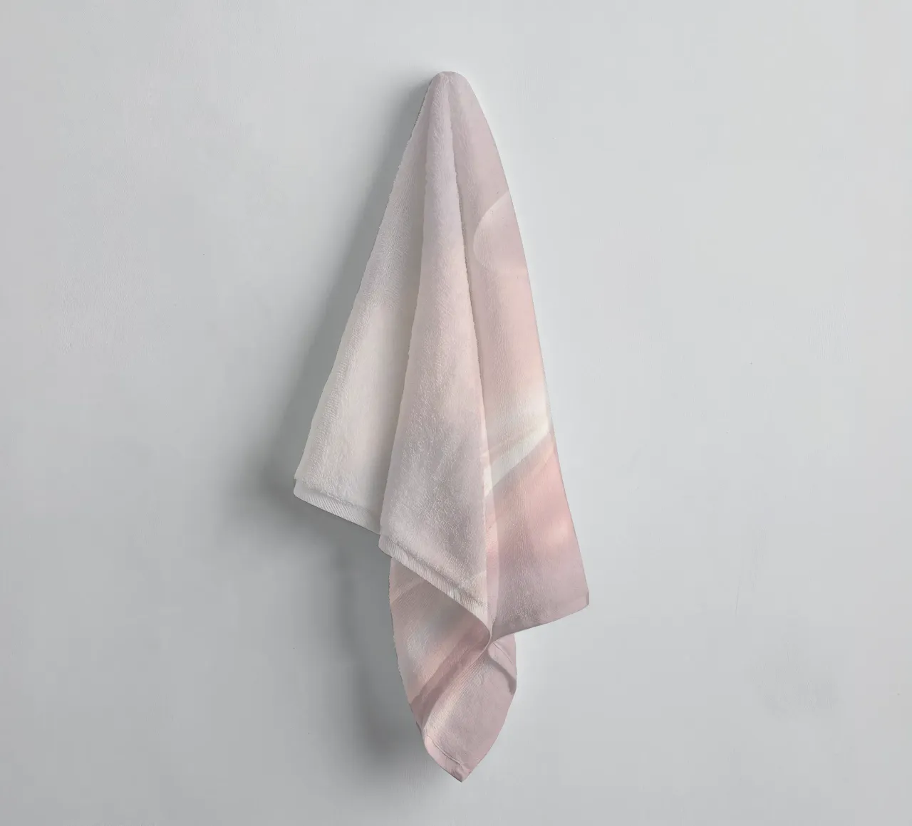 Soft abstract background design with gentle curves towel by DesignDoodle