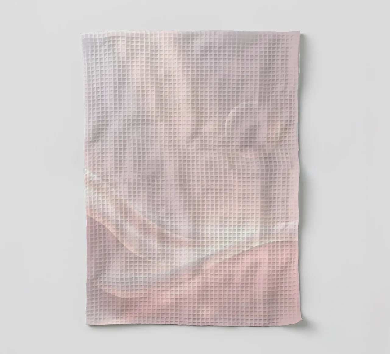 Soft abstract background design with gentle curves tea towel by DesignDoodle