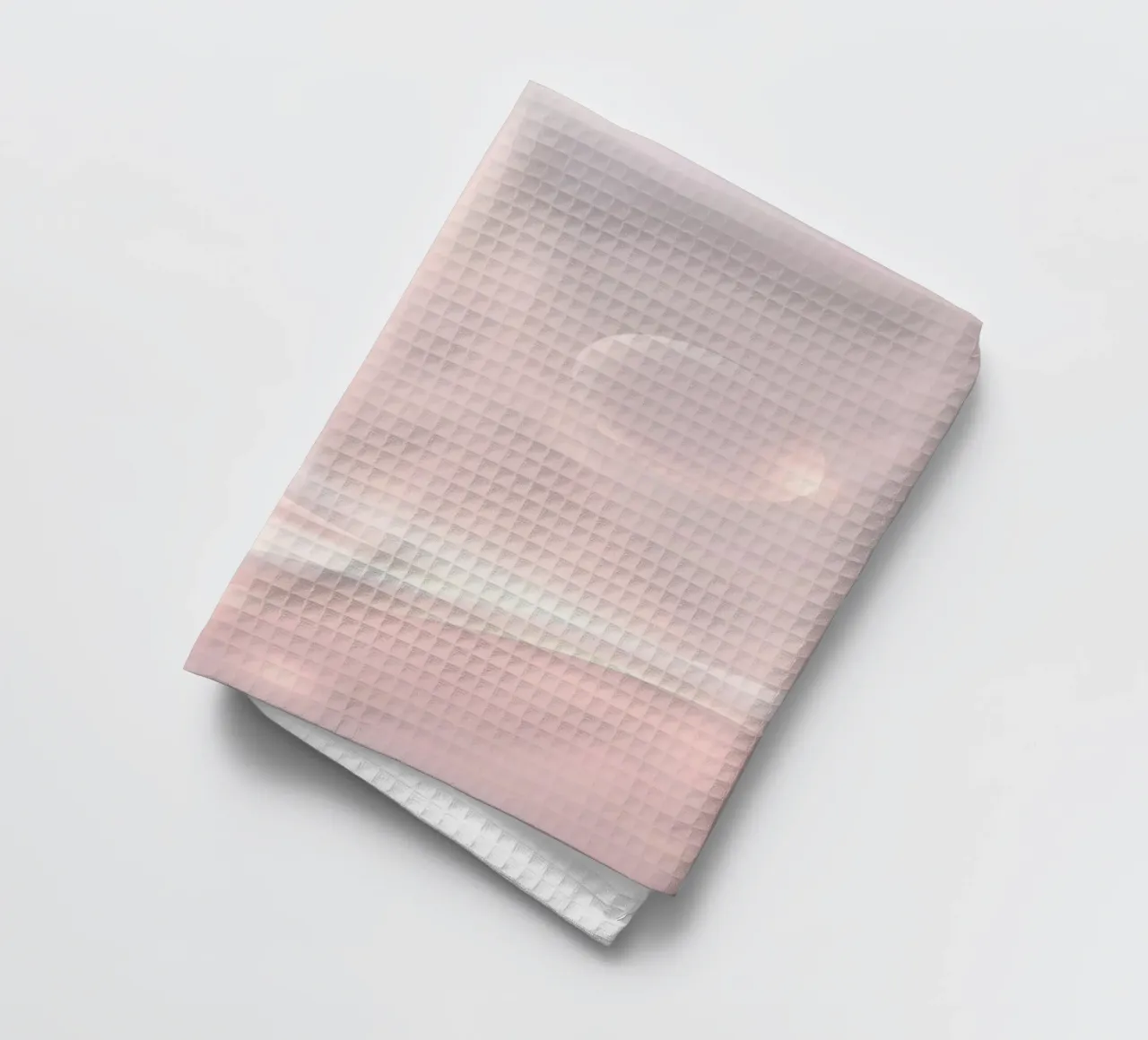 Soft abstract background design with gentle curves tea towel by DesignDoodle