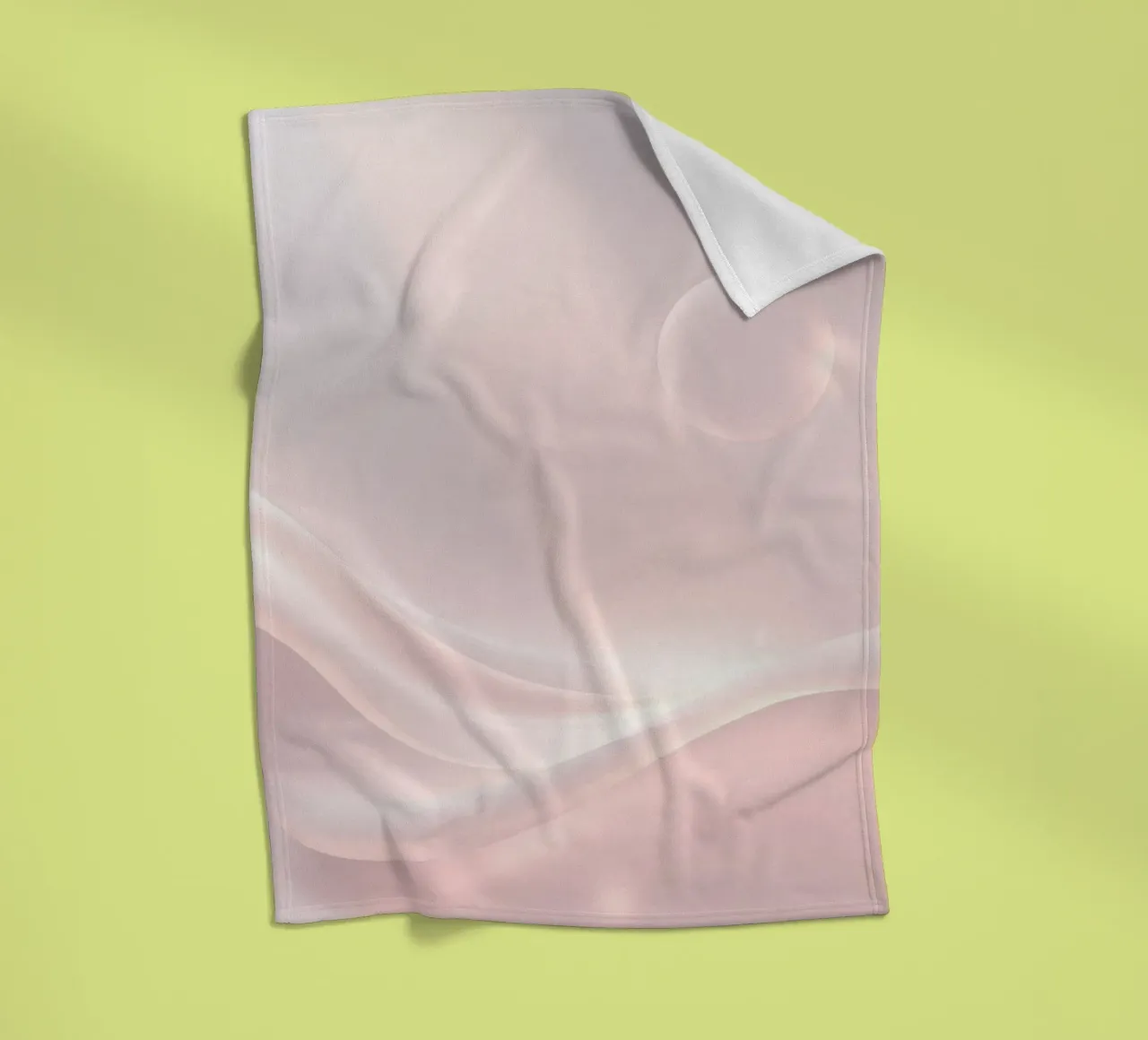 Soft abstract background design with gentle curves fleece blanket by DesignDoodle