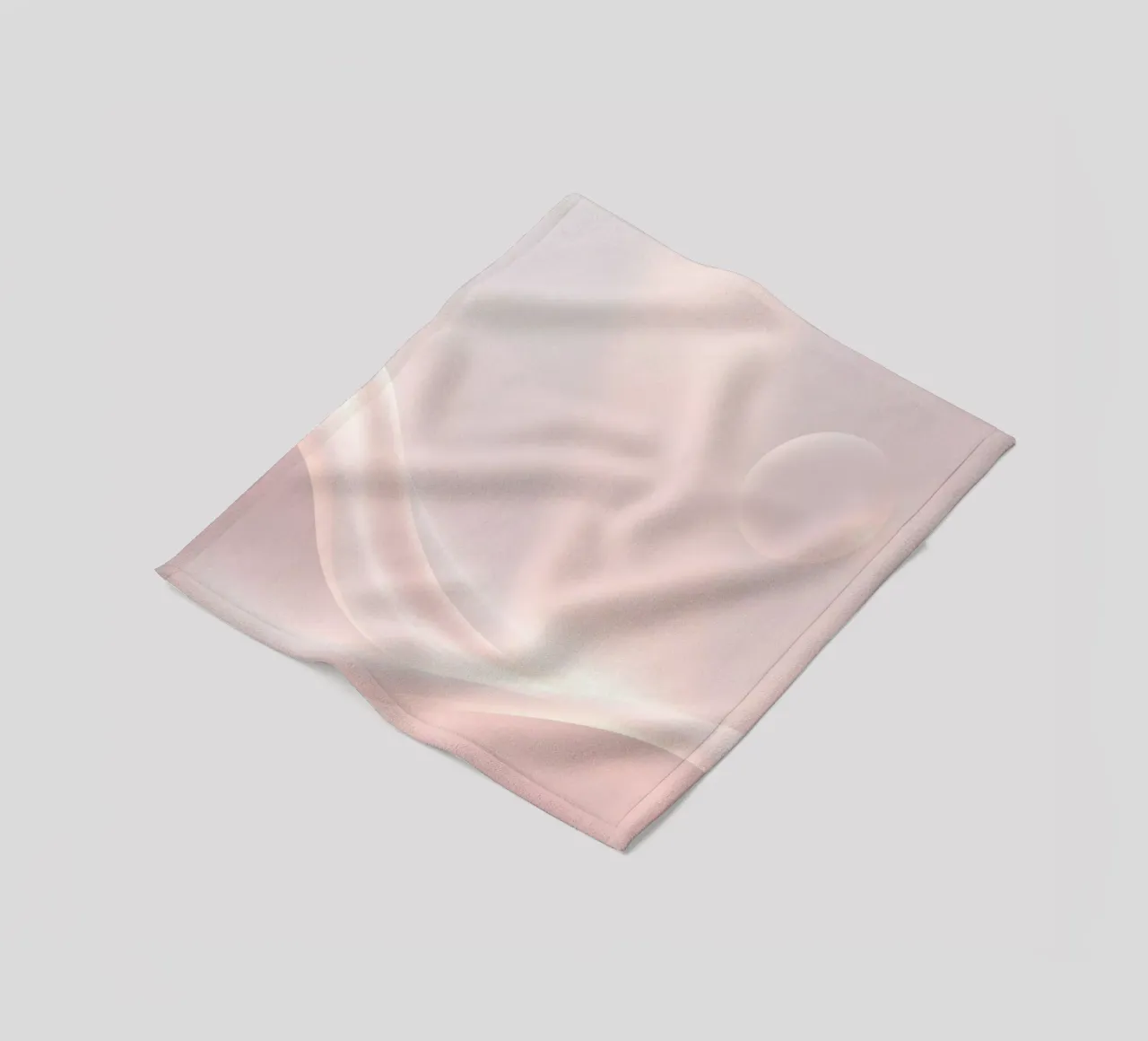 Soft abstract background design with gentle curves fleece blanket by DesignDoodle