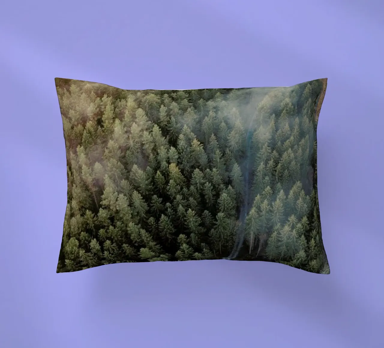 Misty Road by @bokehm0n decorative cushion by EyeEm Mobile GmbH