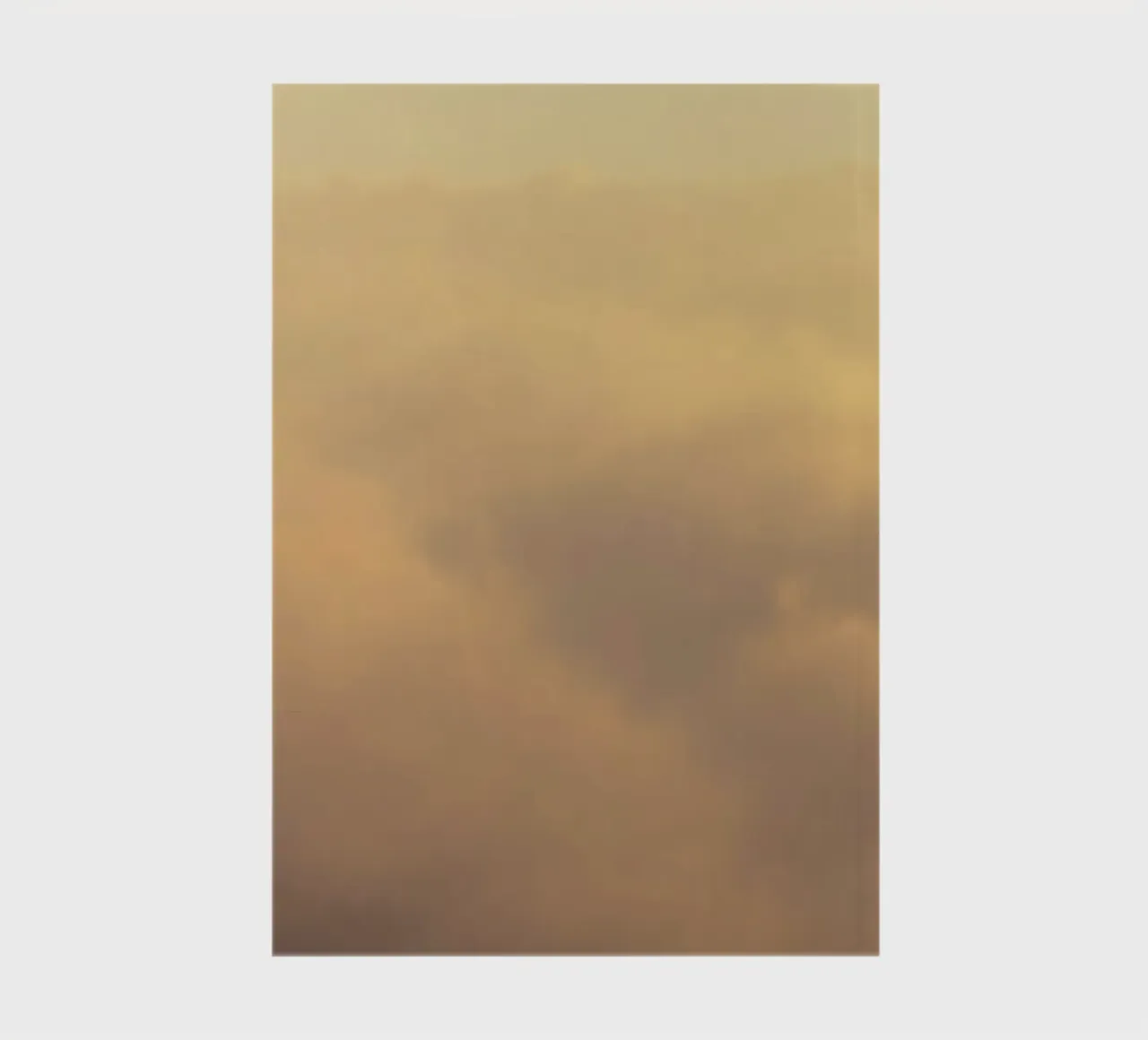 Soft clouds drifting in a golden sky notebook by DesignDoodle