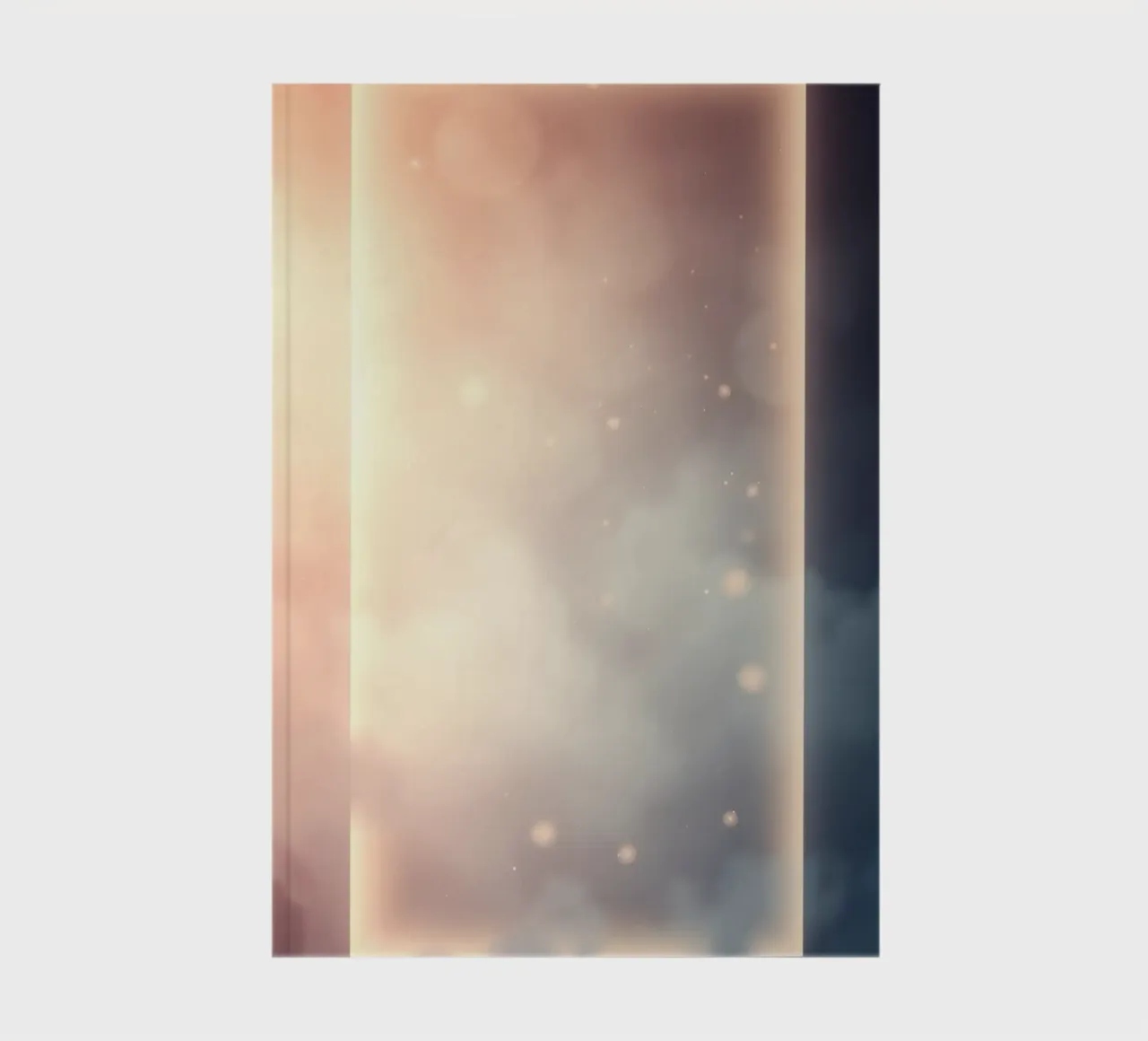 wallpaper design with soft colors and glowing edges notebook by DesignDoodle