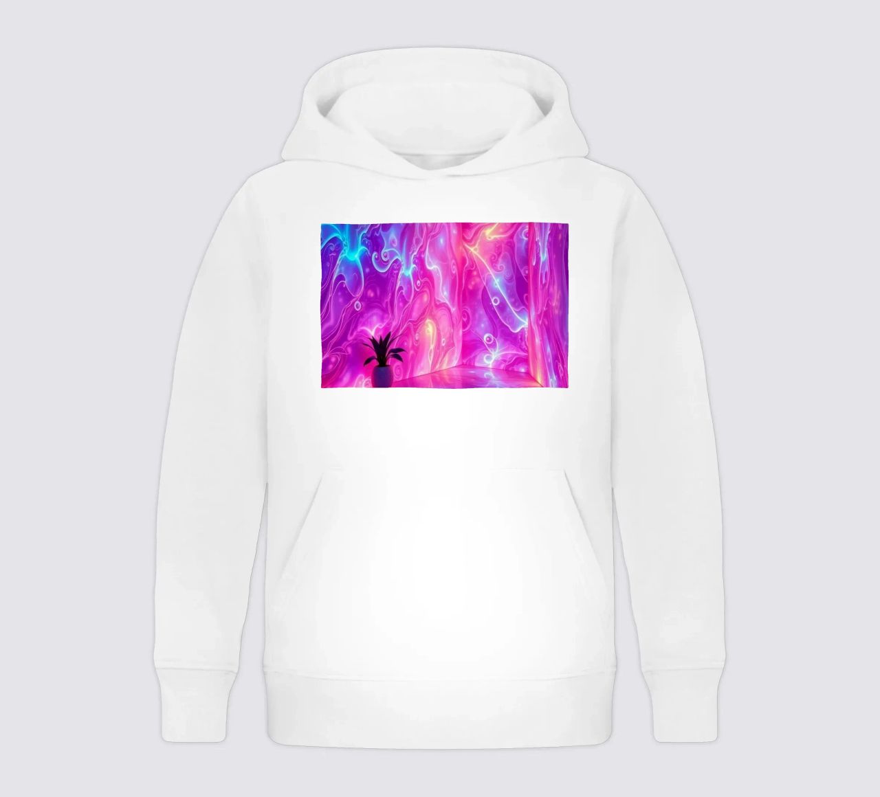 Vivid abstract colorful swirls and reflections modern art sudadera con capucha para niño de DesignDoodle