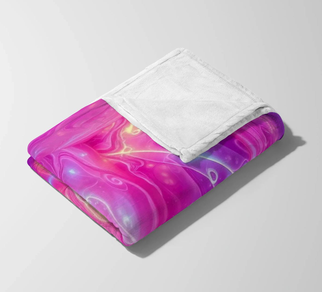 Vivid abstract colorful swirls and reflections modern art coperta in pile da DesignDoodle