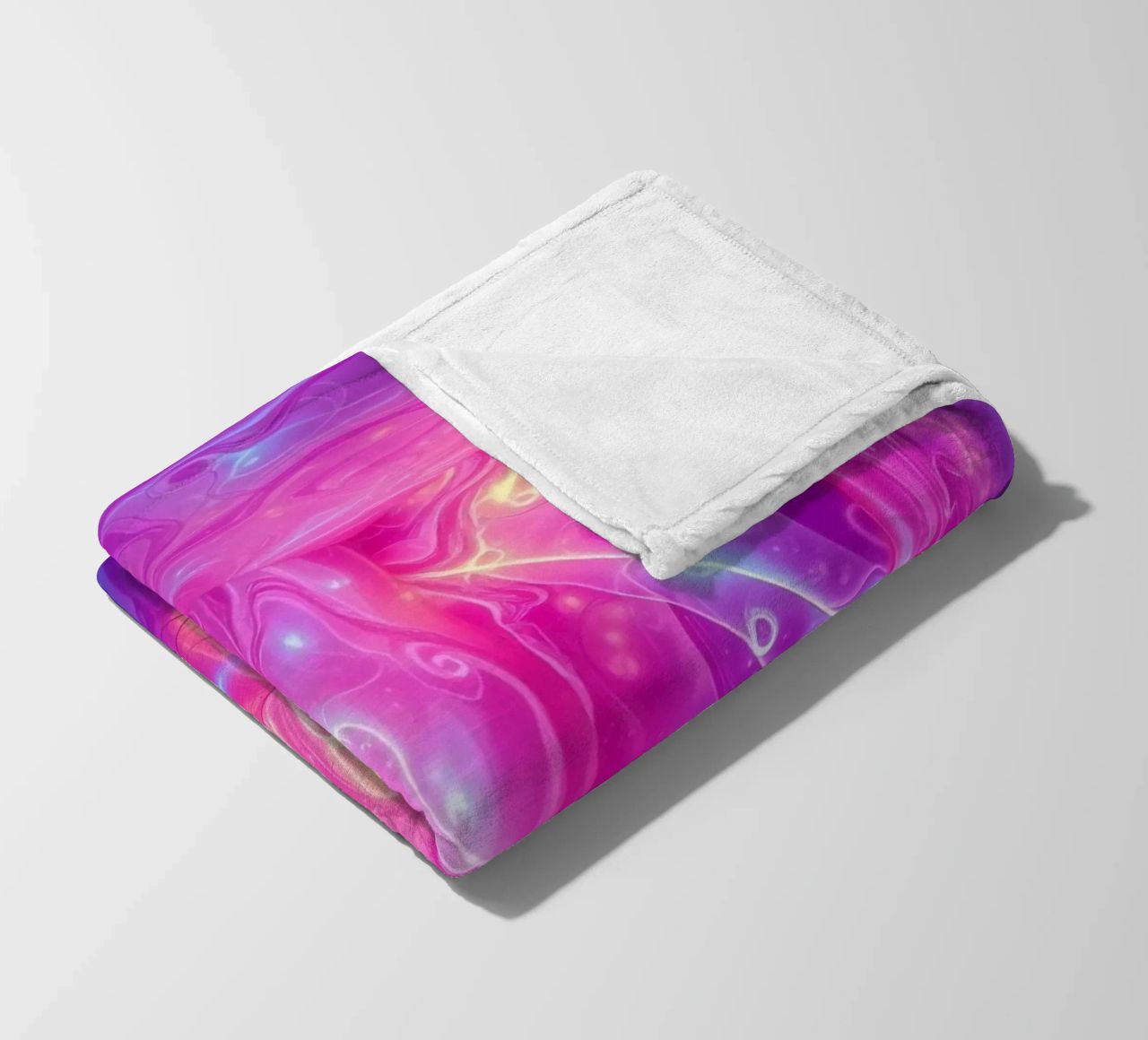 Vivid abstract colorful swirls and reflections modern art coperta in pile da DesignDoodle