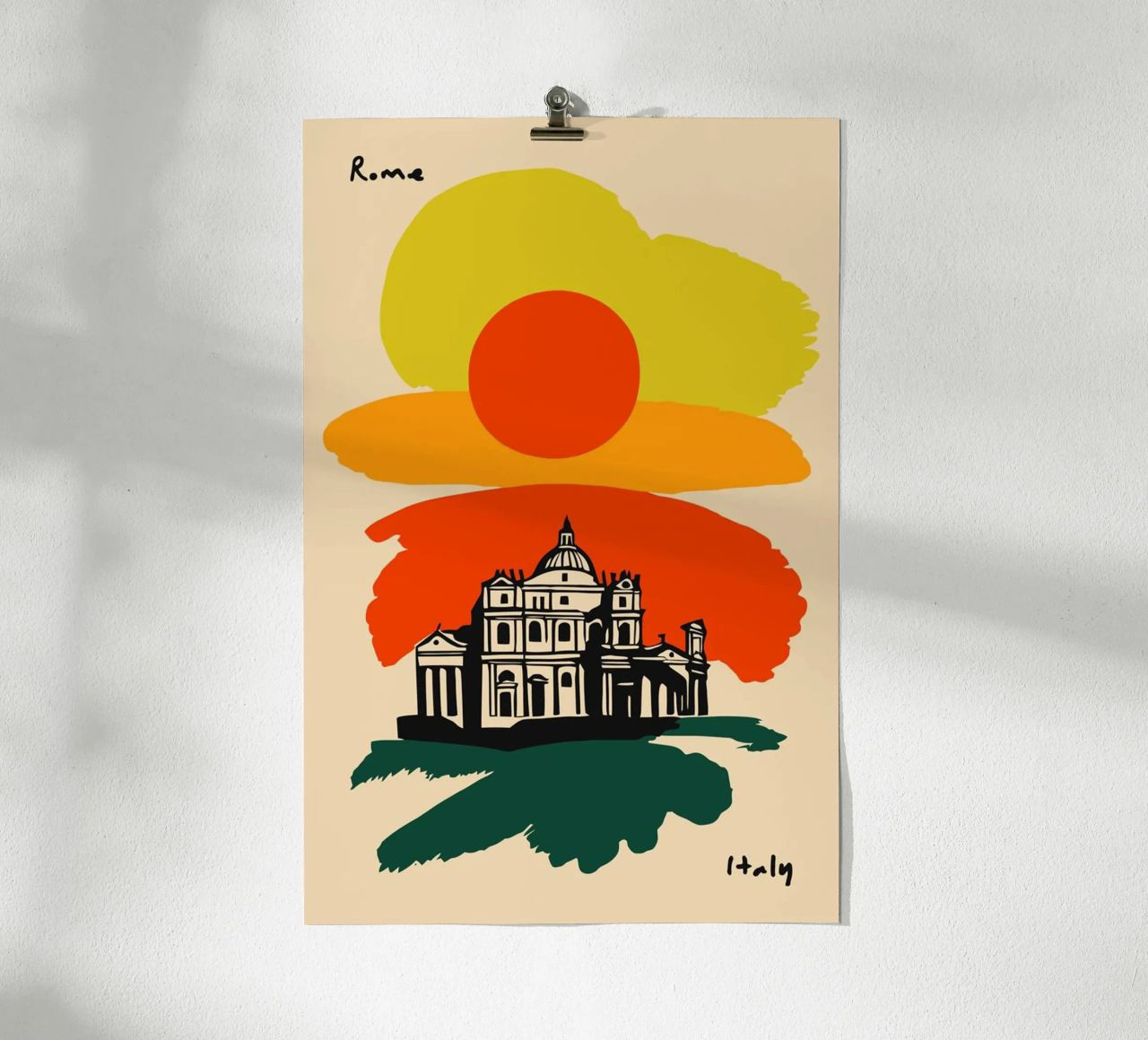 Travel to Rome poster by youngs print