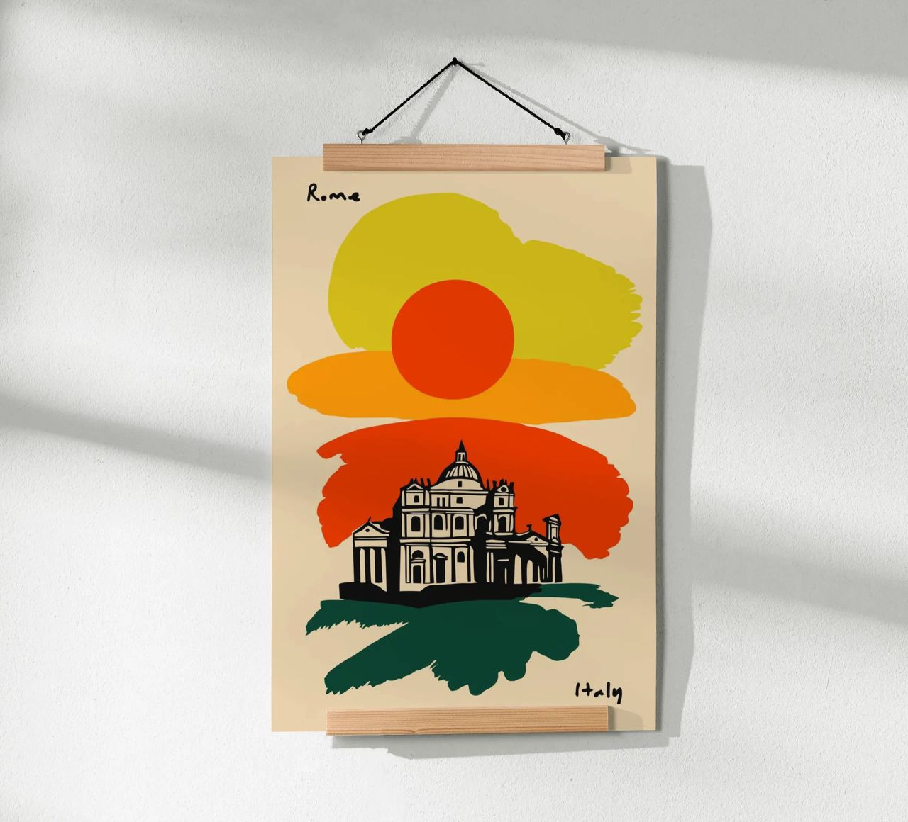 Travel to Rome poster by youngs print