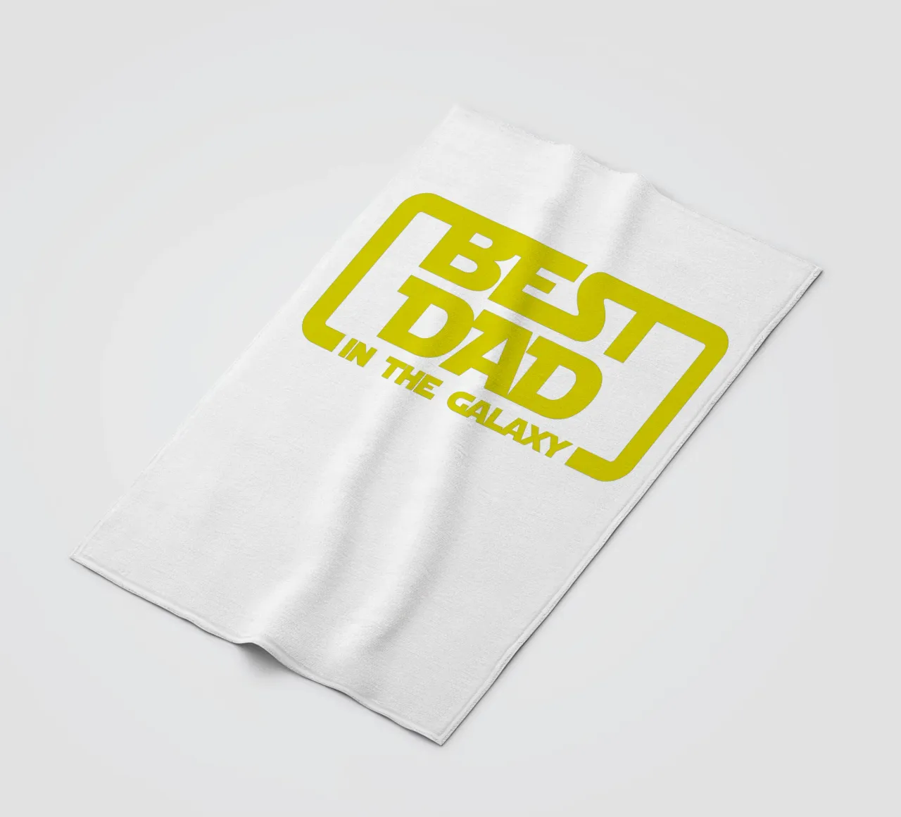 BEST DAD IN THE GALAXY fleece blanket by edsonramosart