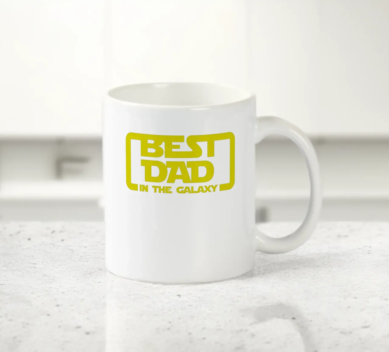 BEST DAD IN THE GALAXY tazza in ceramica da edsonramosart