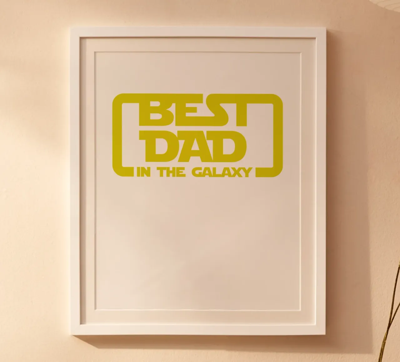 BEST DAD IN THE GALAXY poster da edsonramosart