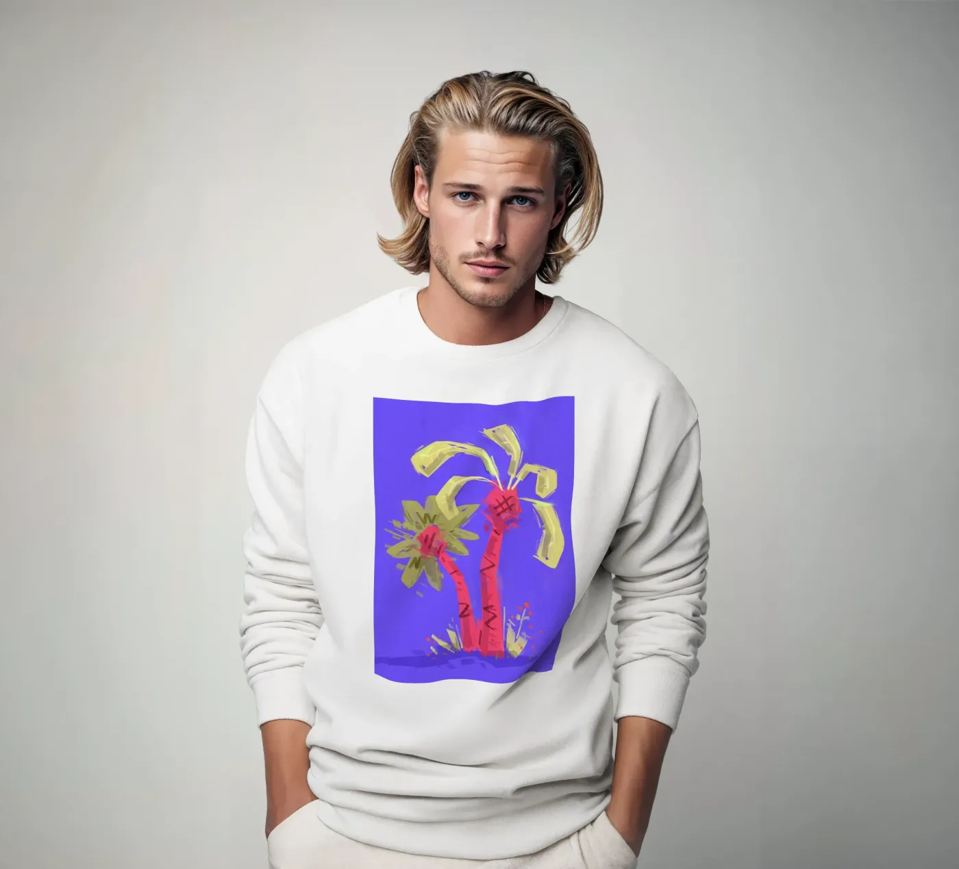 Palmen felpa da Johannes Lott Illustration