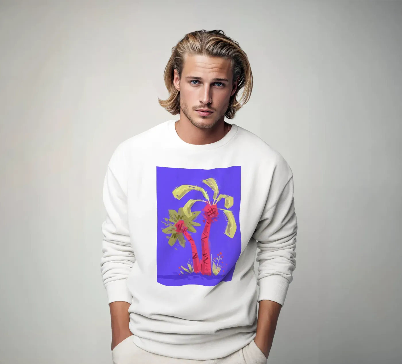 Palmen felpa da Johannes Lott Illustration