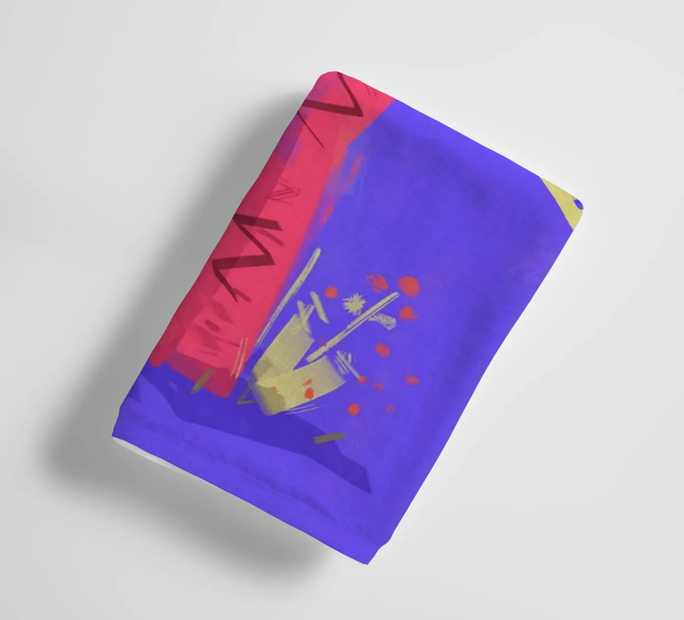 Palmen badhanddoek van Johannes Lott Illustration
