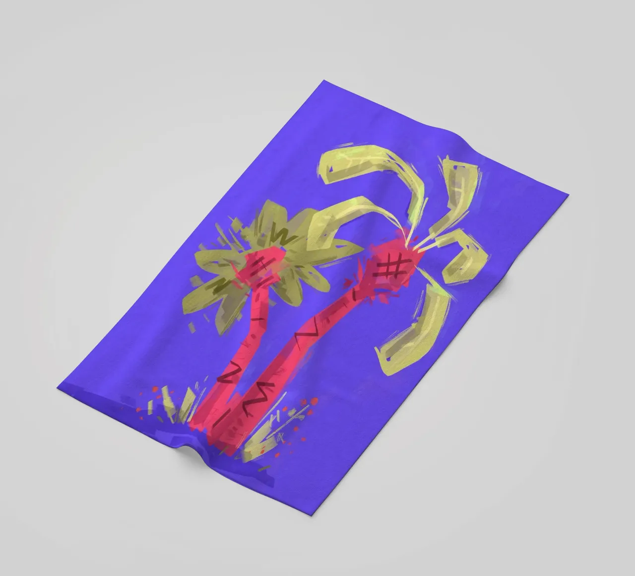 Palmen telo mare da Johannes Lott Illustration